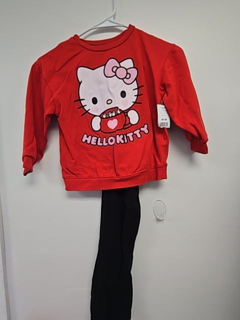 Red/Black Hello Kitty Outfit, 5T G