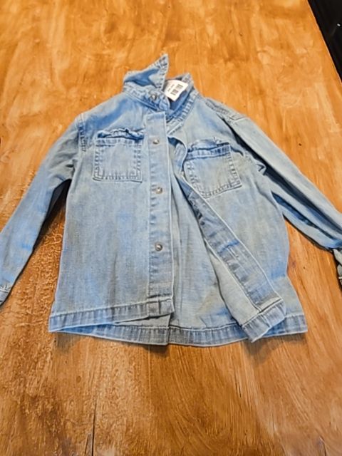 Blue Jean Olive + Scout Longsleeve Button Up, 2T B