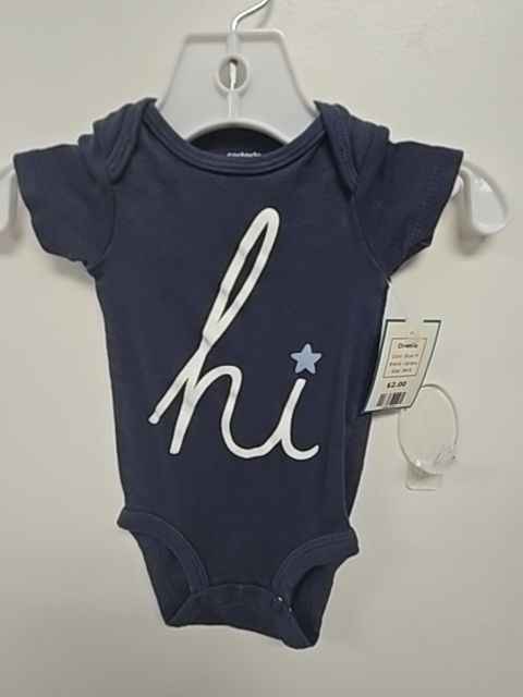 Blue Hi Carters Onesie, 3M B