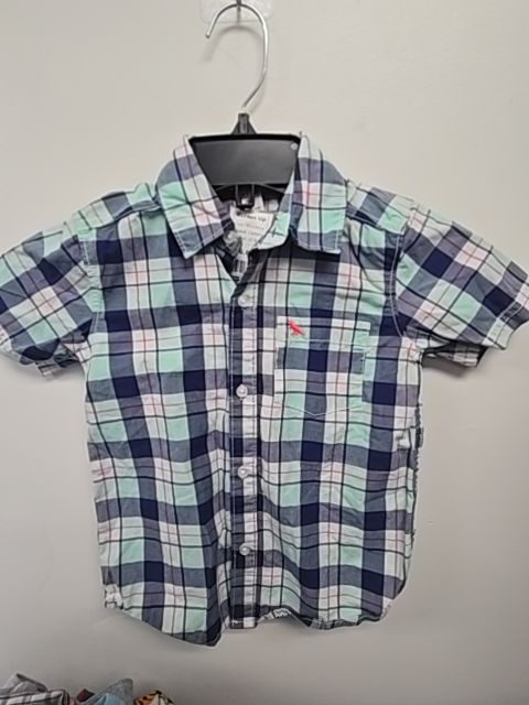 Blue/Navy Carters Button Up, 3T B