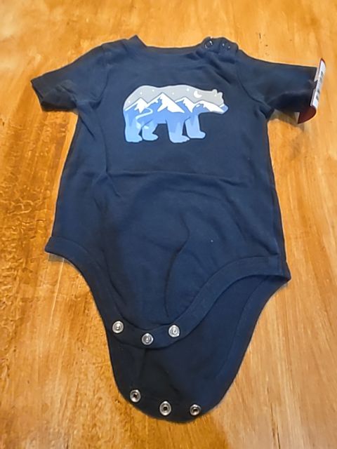 Navy Bear/Mountain Garanimals Onesie, 6M B