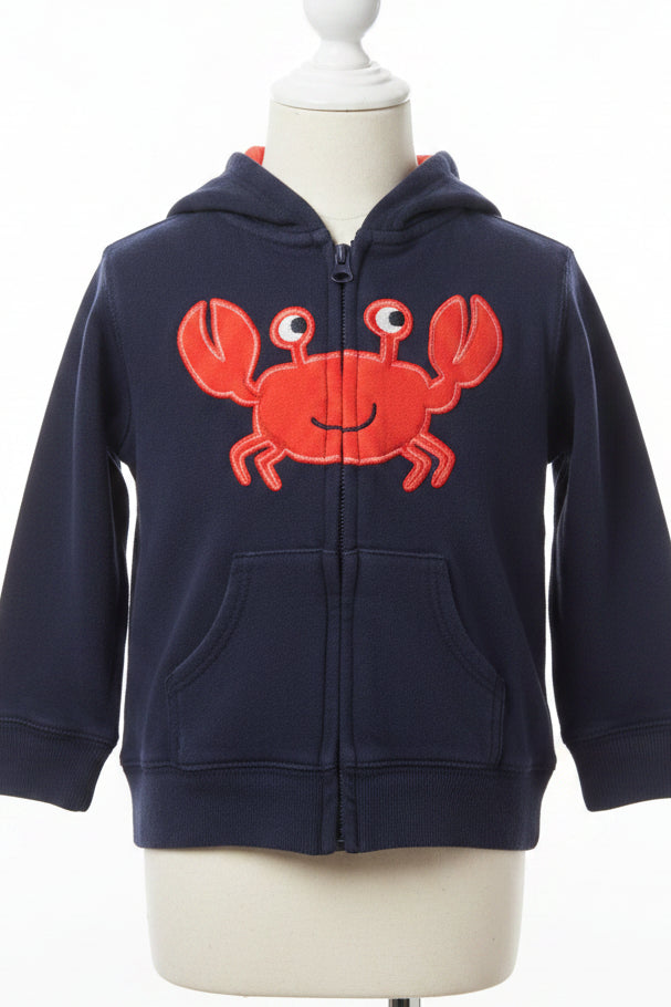 Navy/Red Crab Carters Jacket, 9M B