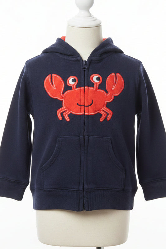 Navy/Red Crab Carters Jacket, 9M B