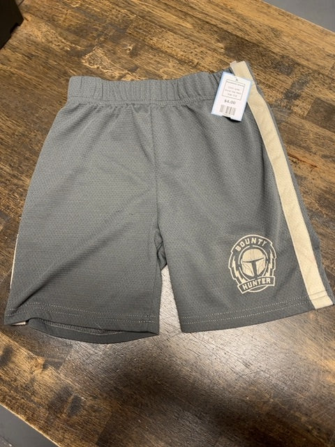 grey Star Wars Basketball Shorts, 8 B
