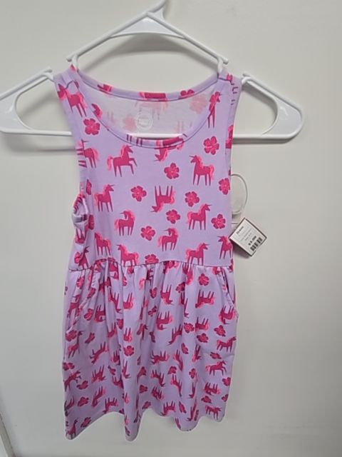 Purple/Pink Unicorn Wonder Nation Dress, 6 G