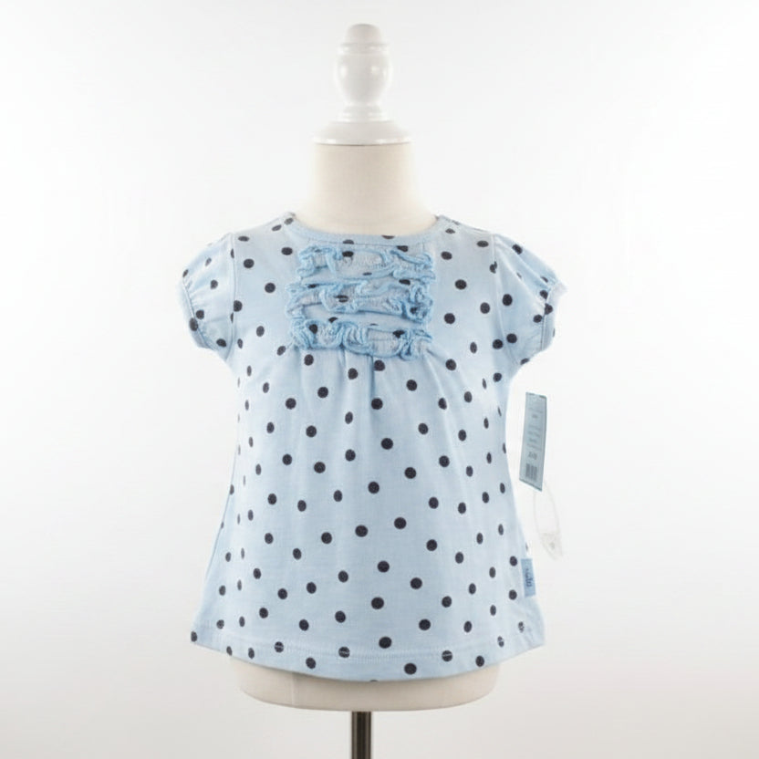 Blue/Brown Polka Dot Carters Shirt, 6M G
