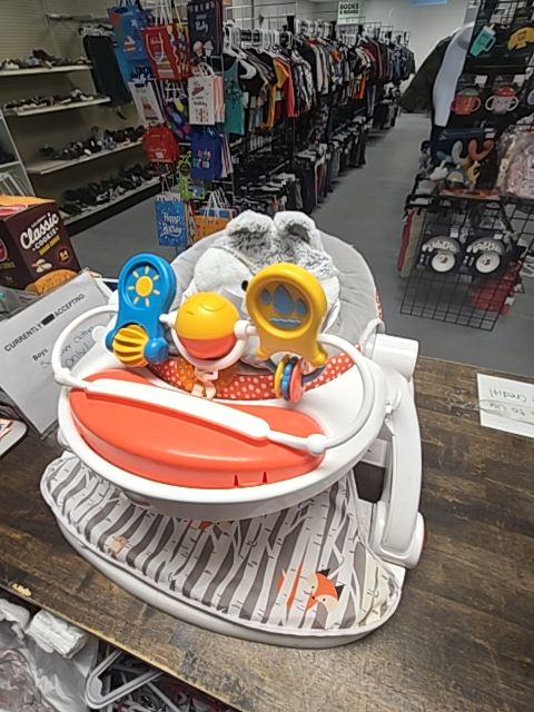 Grey/Orange Fox Fisher Price Sit Me Up Seat
