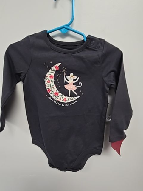 Grey Mouse Garanimals Longsleeve Onesie, 18M G