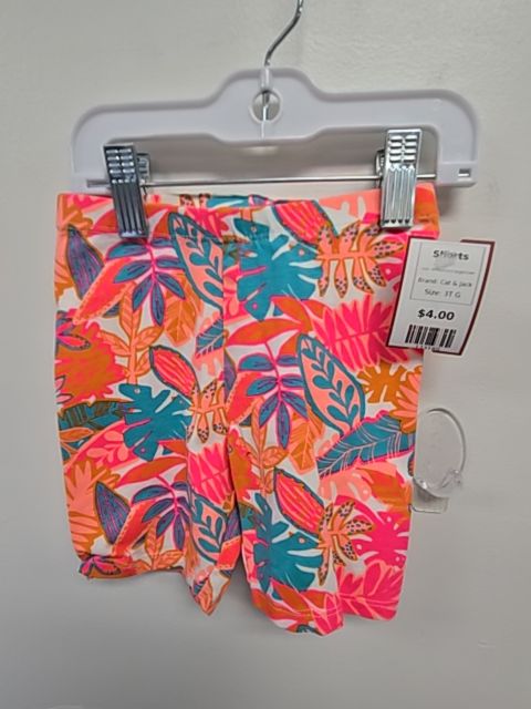 White/Pink/Orange/Green Cat & Jack Shorts, 3T G