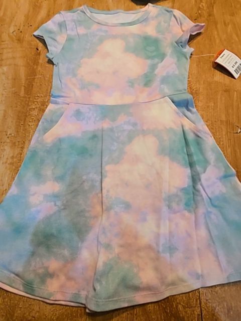 Pink/Purple/Blue Wonder Nation Dress, 4T G