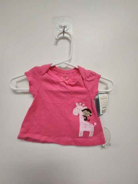 pink Child of Mine Monkey shirt, NB G