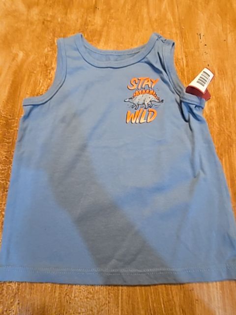 Blue Dino Garanimals Tank Top, 2T B