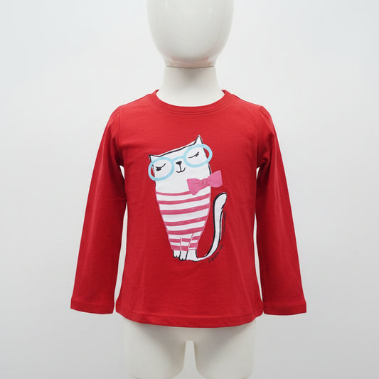 Red Kitty Gymboree Longsleeve Shirt, 5T G