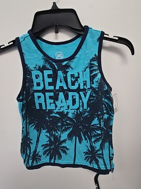 Blue/Navy Beach Ready Wonder Nation Tank Top, 8 B