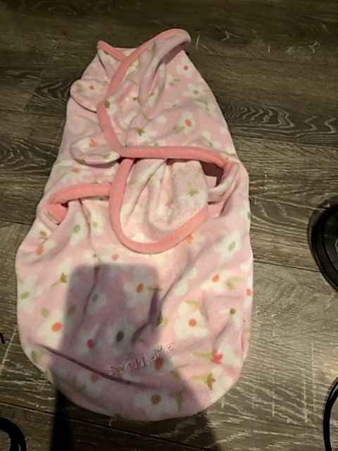 Pink Swaddleme Flower sleep sac, NB G