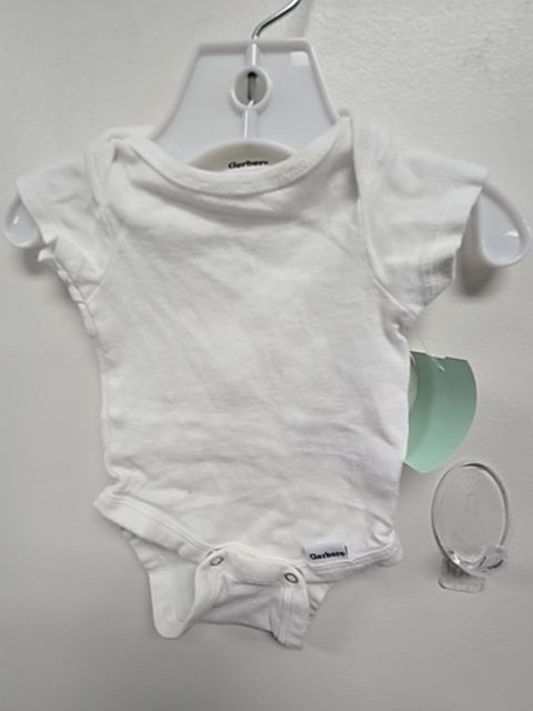 White Gerber Onesie, NB B
