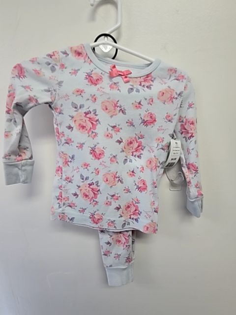 Blue/Pink Flowers Betsey Johnson Pjs, 2T G