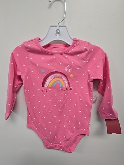 Pink Rainbow Garanimals Longsleeve Onesie, 18M G