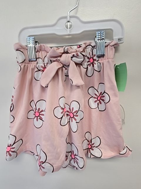 Pink/White Insta Girl Flowered Shorts, 4 G
