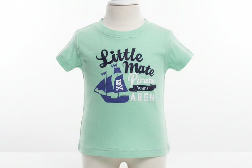 Green Little Mate Carters Shirt, NB B