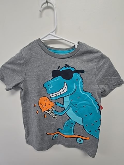 Grey/Blue Dino Garanimals Shirt, 4T B