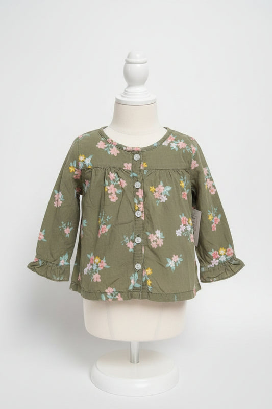 green Carters LS Shirt, 6M G