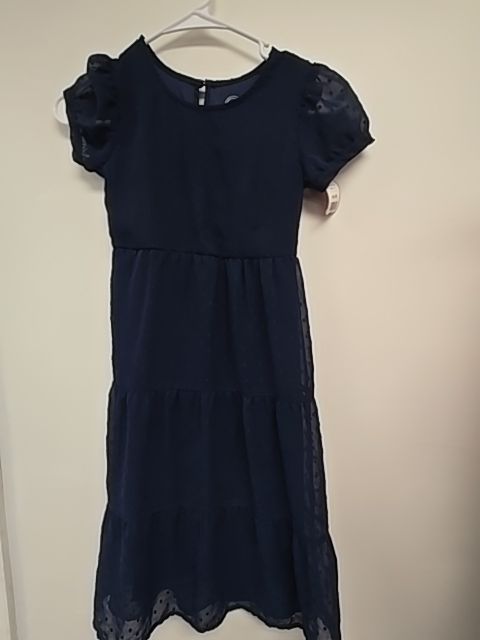 Navy Wonder Nation Dress, 6 G