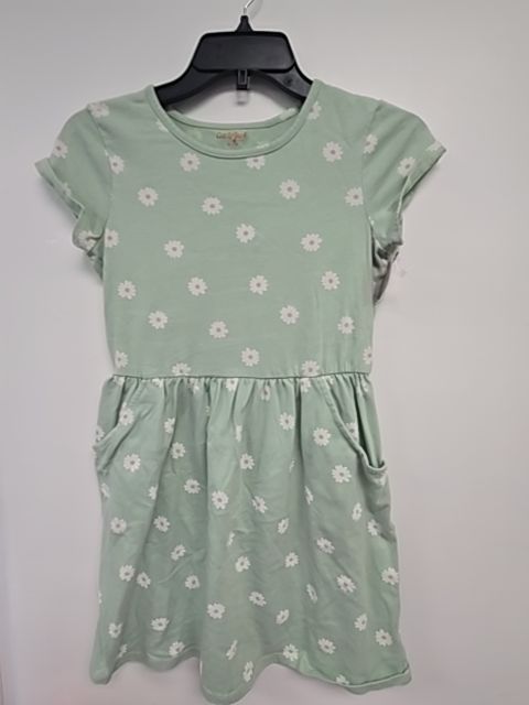 Green/White Flower Cat & Jack Dress, 14 G