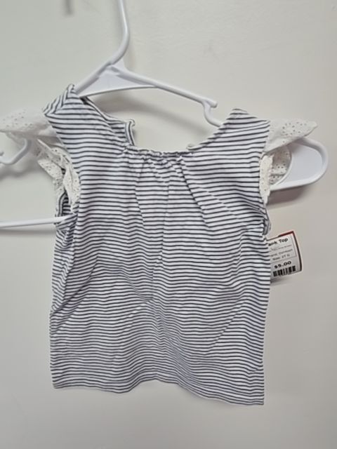 Navy/White Striped OshKosh Tank Top, 2T G
