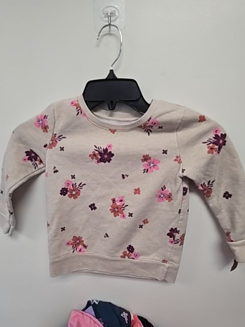 Tan/Pink Flowers Garanimals Longsleeve Shirt, 3T G