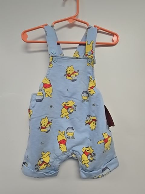 Blue Winnie The Pooh Bib Shorts, 6M B