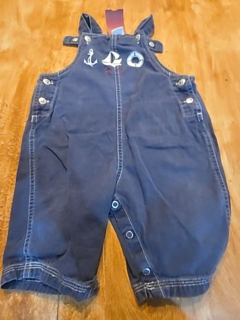 Navy Gap Bibs, 6M B