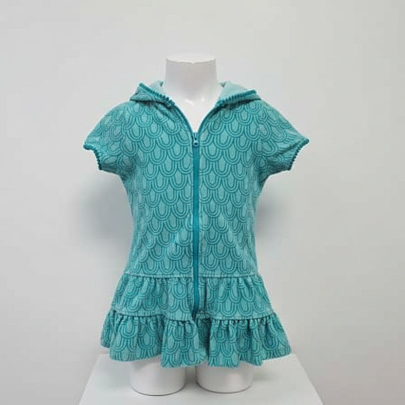 Blue Mermaid CAt & Jack Swim Cover Up, 4T G