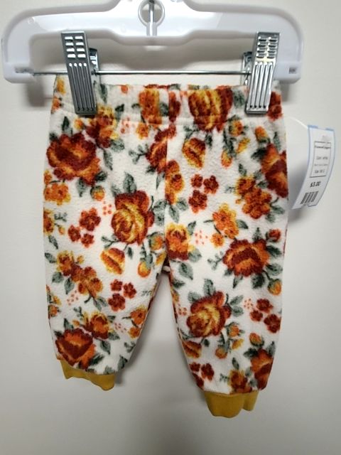 white Kyle & Deena Flowered Joggers, NB G