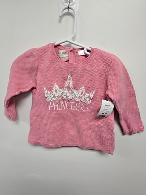Pink/White Princess Zara Sweater, 18M G