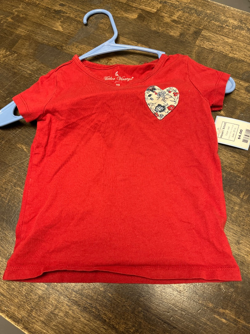 red Tailor Vintage Heart Shirt, 2T G