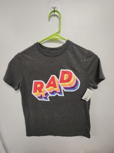 grey Cat & Jack RAD Tshirt, 8 G