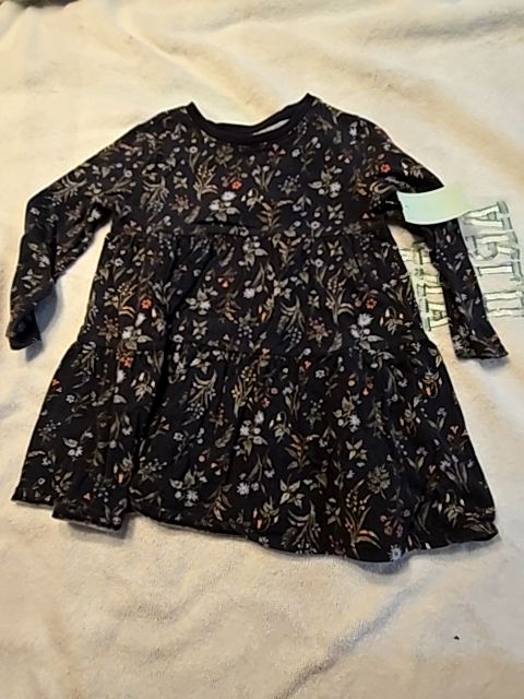 Black Flower Old Navy Dress, 3T G