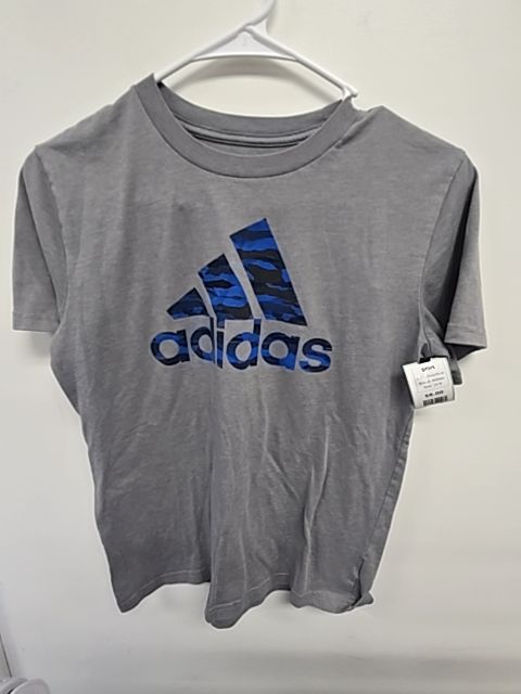 Grey/Blue Adidas Shirt, 10 B