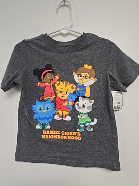 Grey Daniel Tiger Shirt, 3T B