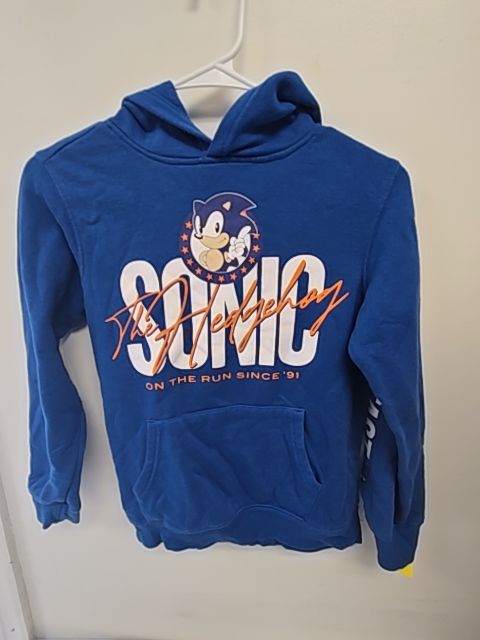 Blue Sonic Hoodie, 8 B