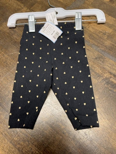 black Carters Heart Pants, 3M G