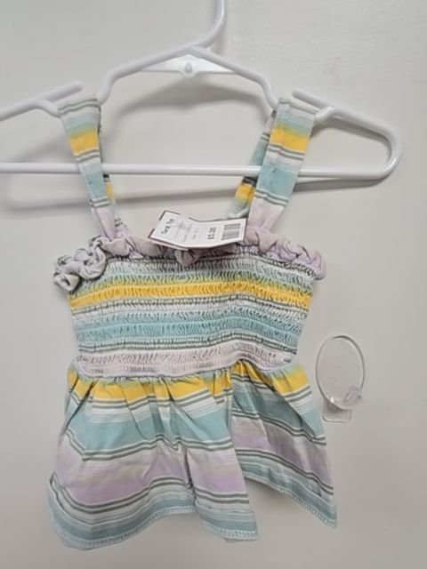 Blue/Yellow/Purple Striped OshKosh Tank Top, 3T G