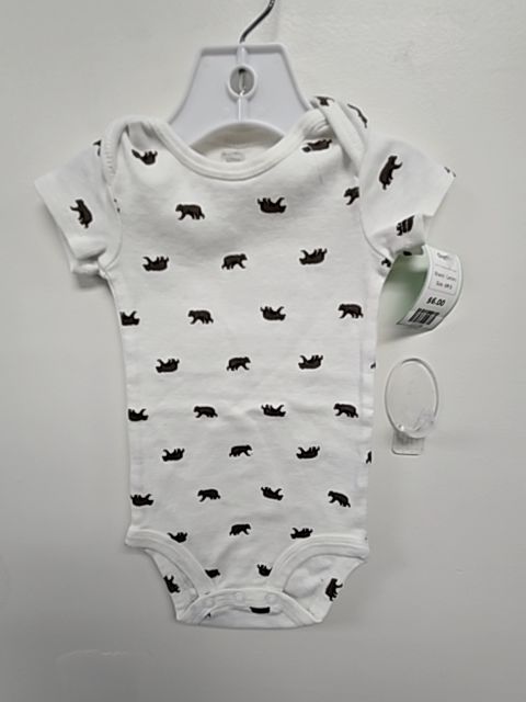 White/Grey/Brown Bear Carters Outfit, 6M B