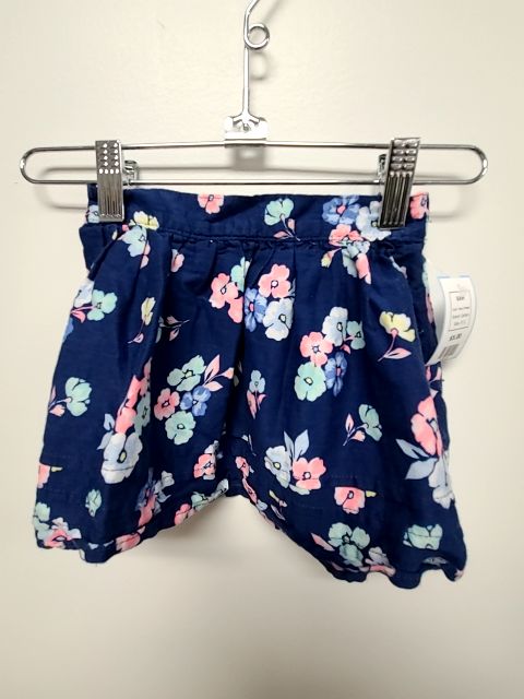 Navy Flower Carters Skirt, 3T G