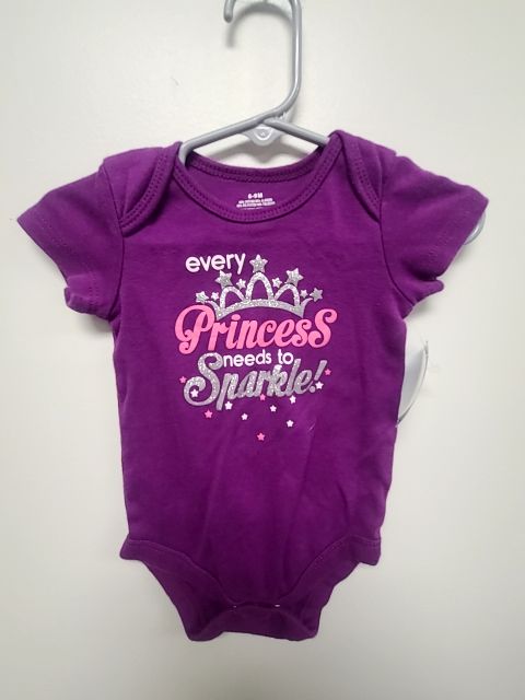 Purple Princess  Onesie, 6M G