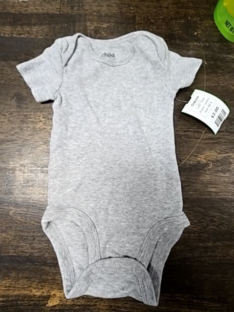 Grey Carters Onesie, NB B