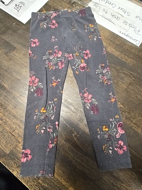 Burgandy/Black Flower OshKosh Outfit, 3T G