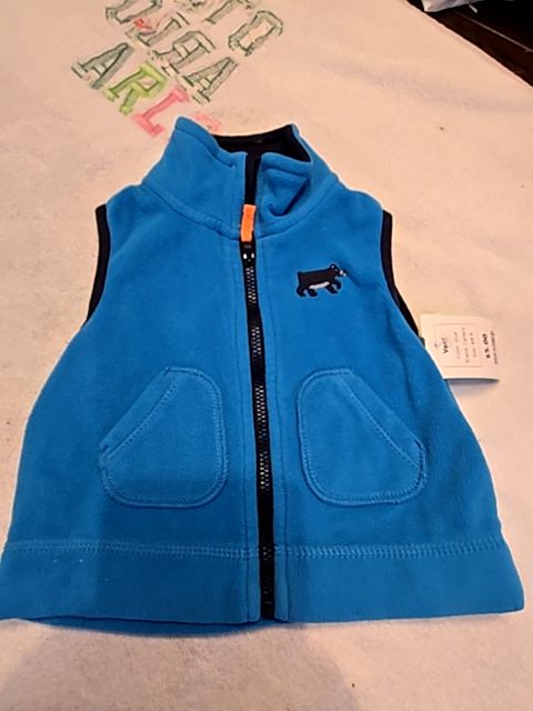 Blue Carters Vest, 6M B