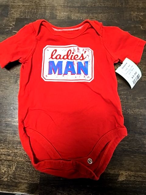 Red Jumping Bean Onesie, 3M B